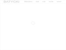 Tablet Screenshot of batycki.pl